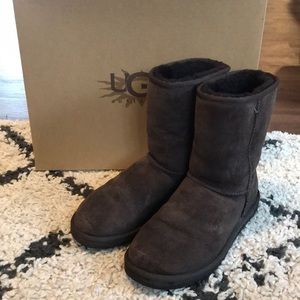 UGG Classic Short Winter Boots Dark Brown
